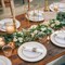 350Pcs White and Gold Plastic Plates for 50 Guests - Plastic Dinnerware Set, Includes 100 Gold Plates, 150 Silverware, 50 Napkins, 50 Cups for Party, Disposable Plates for Party